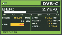 Promax Explorer DVB-C Reception